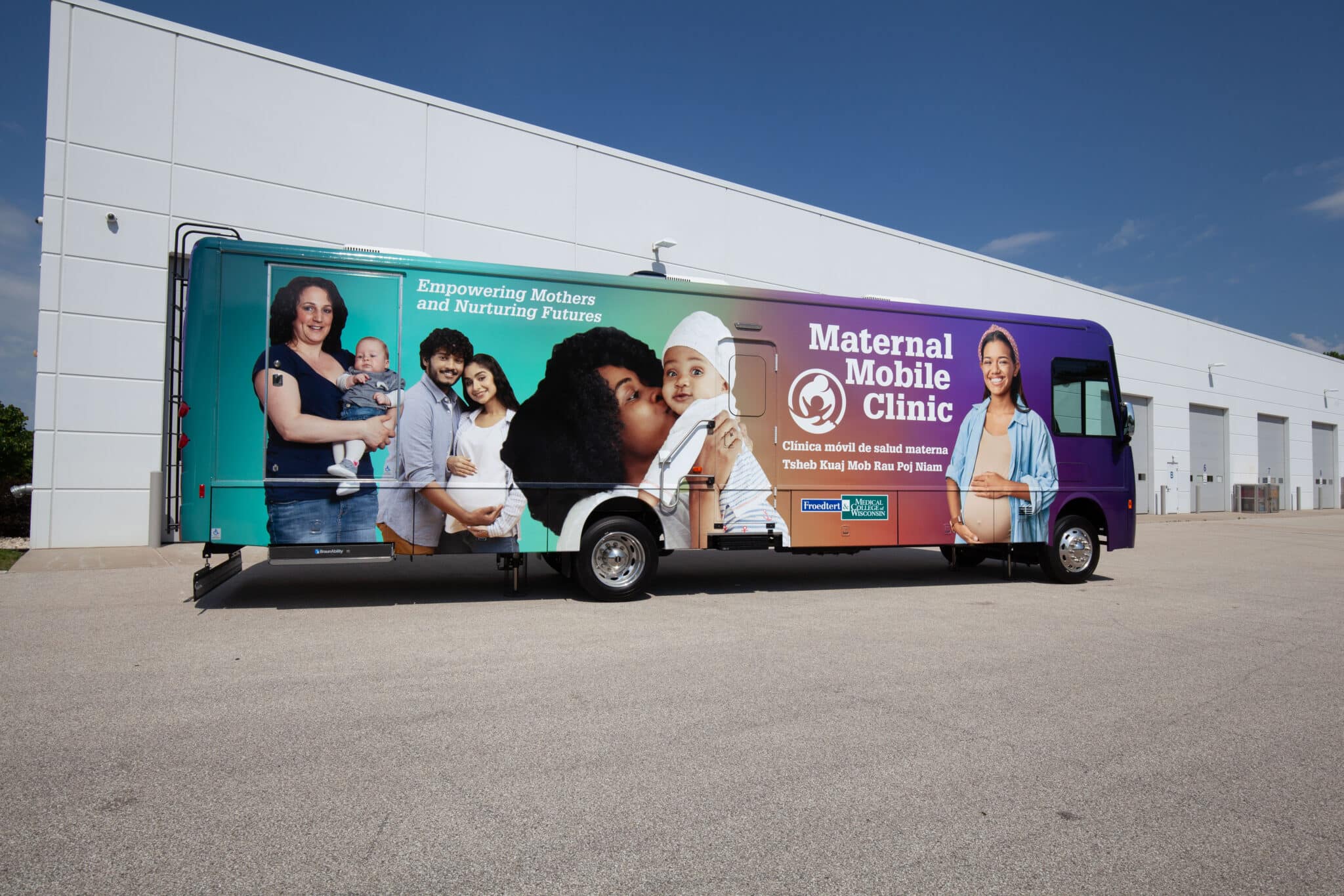Froedtert and Medical College of Wisconsin's Maternal Mobile Clinic serves the Milwaukee community. (Picture by Froedtert and Medical College of Wisconsin)