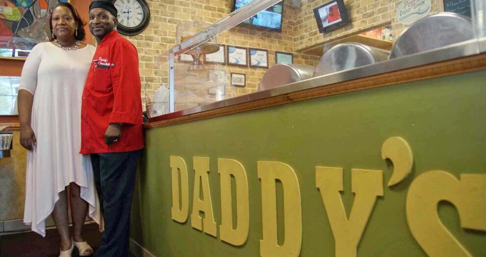 Owners of Daddy's Soul Food & Grille Benny and Angela Smith. (Picture by Lee Matz for Milwaukee Independent)