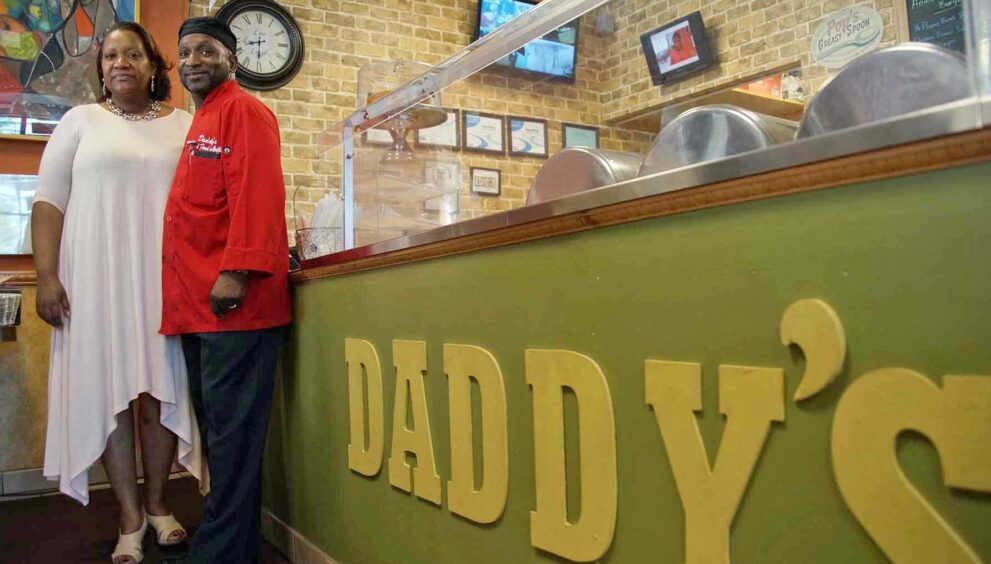 Owners of Daddy's Soul Food & Grille Benny and Angela Smith. (Picture by Lee Matz for Milwaukee Independent)