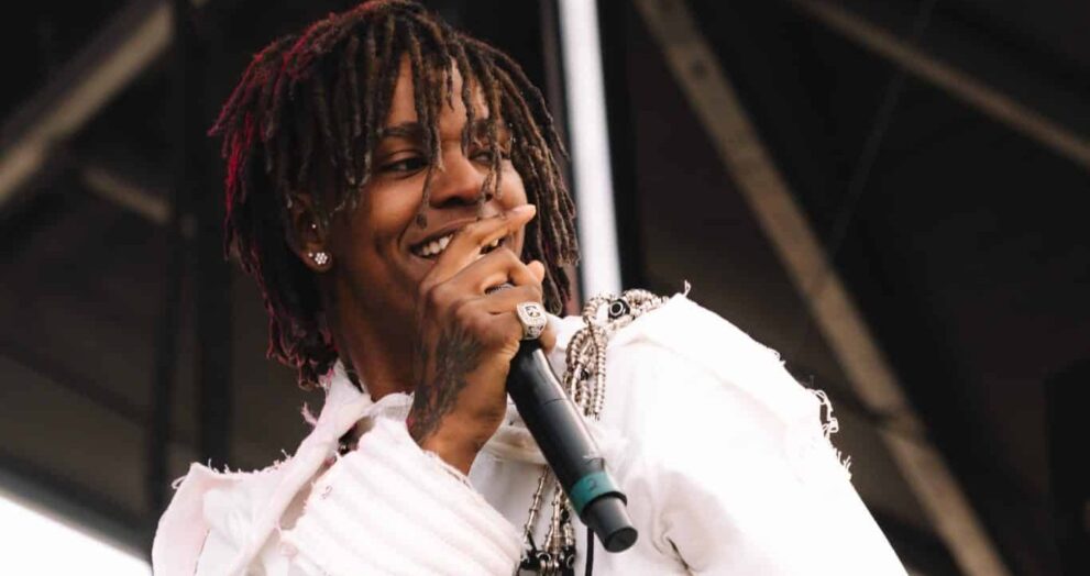 DC the Don performs at the 2025 Rolling Loud Festival in California. (Picture by Brandon Lee/Rolling Loud)