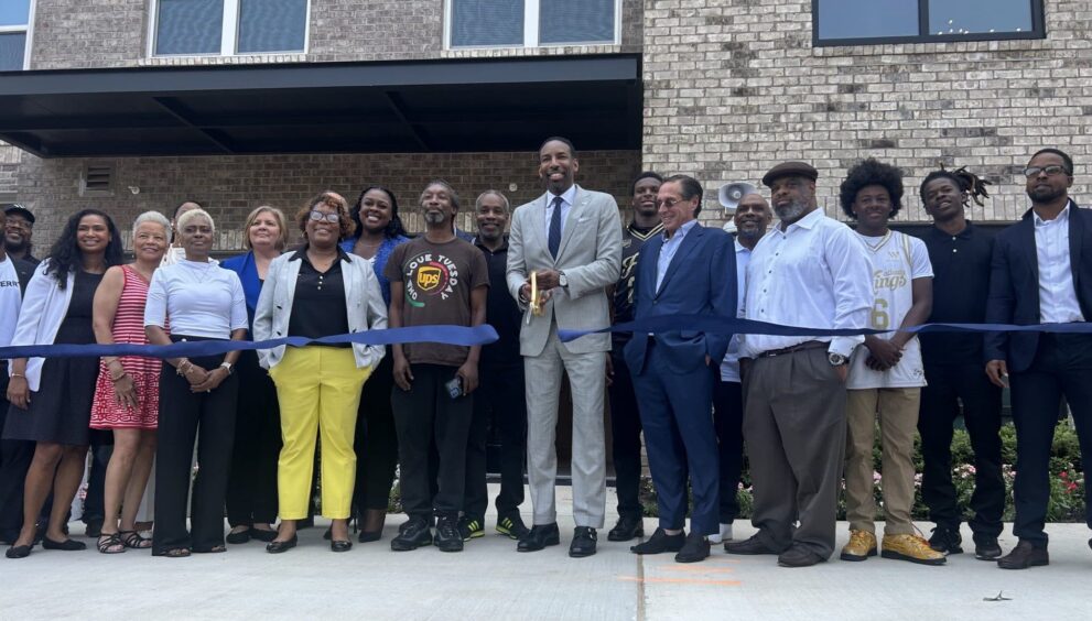 The ribbon cutting of Wingate's affordable housing Cypress 595 with Atlanta Mayor Andre Dickens. (Picture by Nyesha Stone/Carvd N Stone)