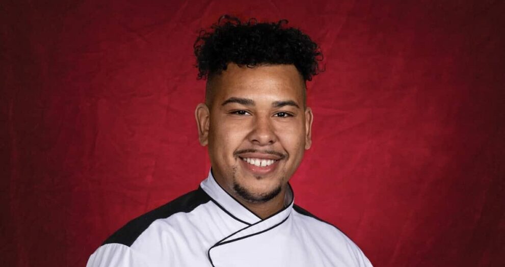 Chef Jayden Canady is on Season 24 of Hell's Kitchen. (Picture by Hell's Kitchen)