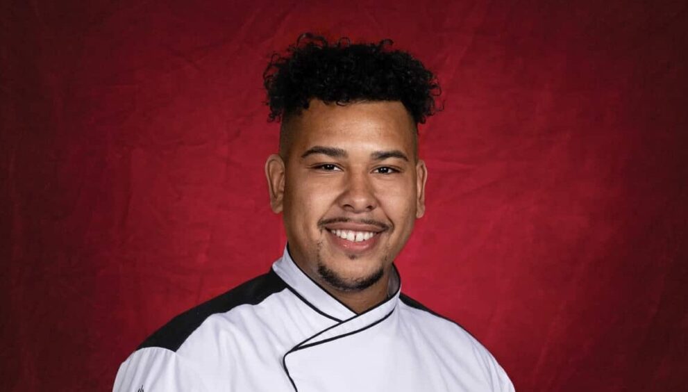 Chef Jayden Canady is on Season 24 of Hell's Kitchen. (Picture by Hell's Kitchen)