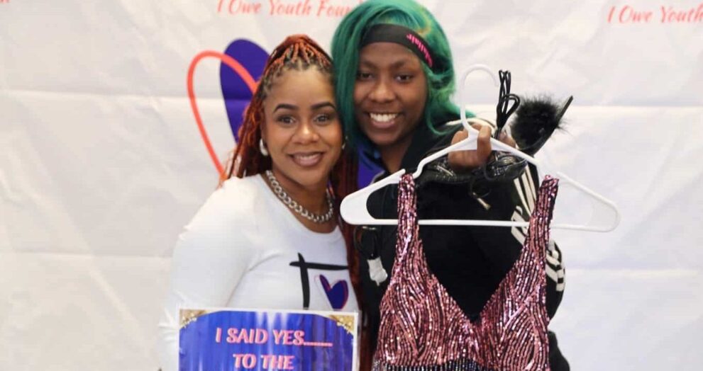 Jessica Johnson has donated over 100 dresses through her nonprofit. (Picture by I Owe Youth Foundation)