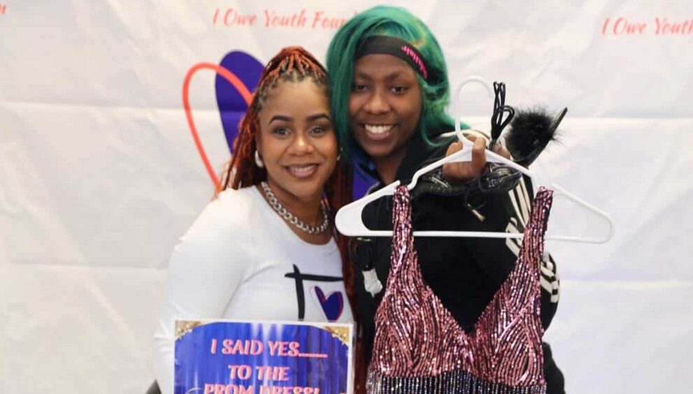 Jessica Johnson has donated over 100 dresses through her nonprofit. (Picture by I Owe Youth Foundation)